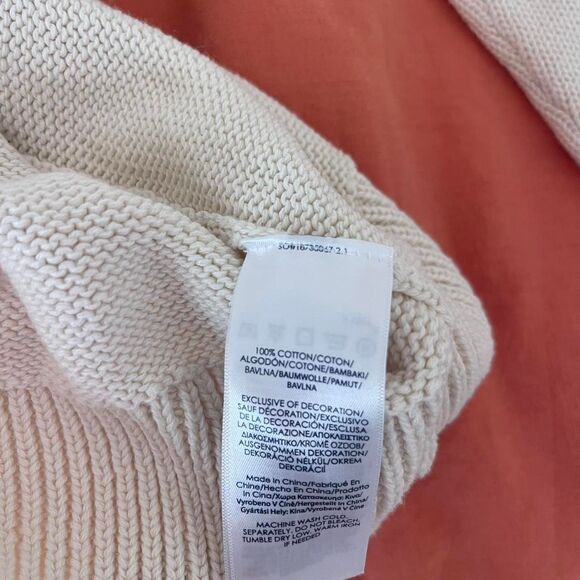 CHAPS 90s Unisex XXL V-Neck Ribbed Trim Jumper Stretch Pullover Cotton - Picture 6 of 7